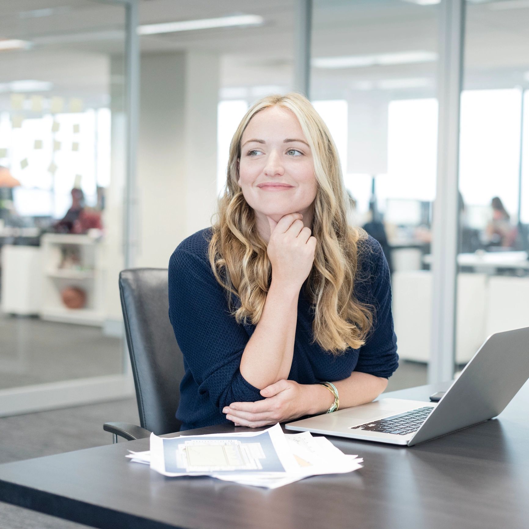 Portrait of a professional woman at a desk